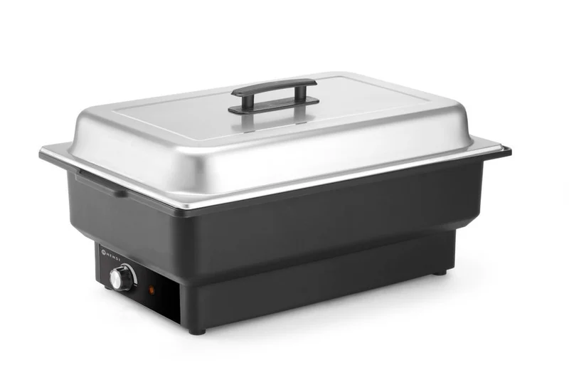 HENDI Chafing Dish Tellano – elektrisch – Kitchen Line – GN 1 / 1 – 9 l – 230 V / 900 W – 575 × 349 × 278 mm