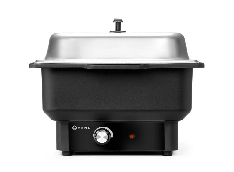 HENDI Chafing Dish Tellano – elektrisch – Kitchen Line – GN 1 / 1 – 9 l – 230 V / 900 W – 575 × 349 × 278 mm