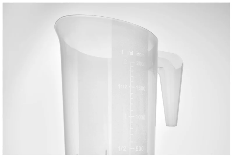 HENDI Messbecher – stapelbar – Budget Line – 2 l – Ø 160 × H 205 mm