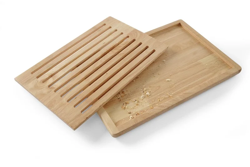 HENDI Brotschneidbrett – Holz dunkel – 475 × 322 mm