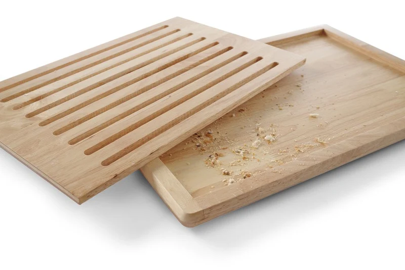HENDI Brotschneidbrett – Holz dunkel – 475 × 322 mm