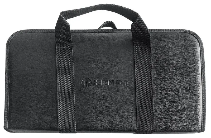 HENDI Messerset – 9-teilig – Schwarz – 445 × 260 × 65 mm