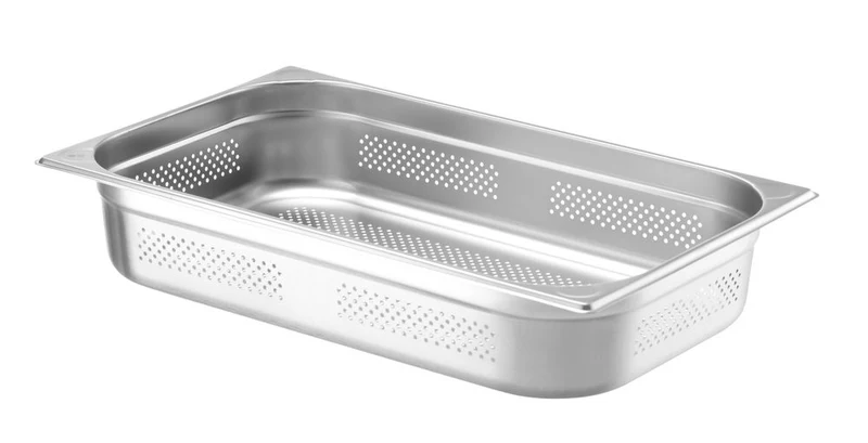HENDI Behälter GN 1 / 1 perforiert – Kitchen Line – GN 1 / 1 – 14 l – (H)100 mm