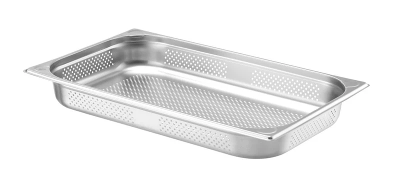 HENDI Behälter GN 1 / 1 perforiert – Kitchen Line – GN 1 / 1 – 9 l – (H)65 mm