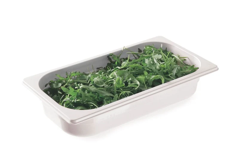 HENDI Gastronorm-Behälter 1 / 3 – GN 1 / 3 – 2,5 l – Weiß – 325 × 176 × 65 mm
