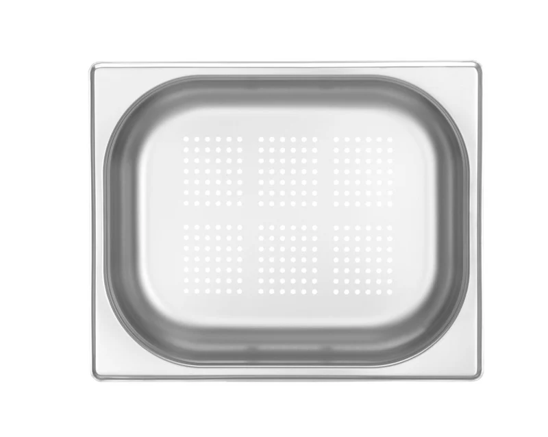 HENDI Behälter GN 1 / 2 perforiert – Kitchen Line – GN 1 / 2 – 6,5 l – (H)100 mm