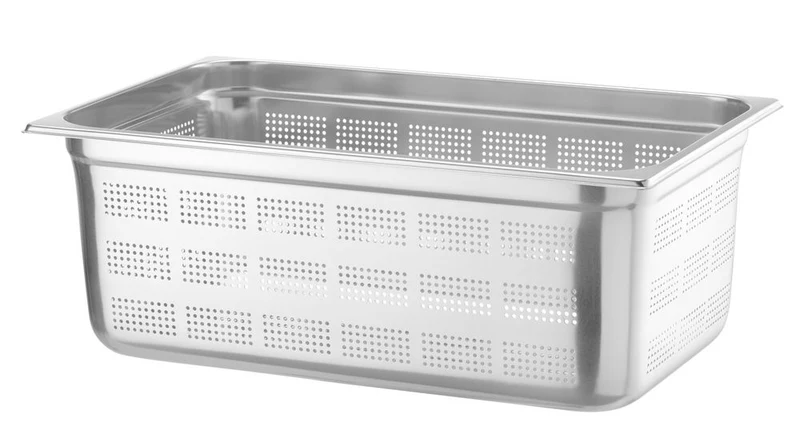 HENDI Behälter GN 1 / 1 perforiert – Profi Line – GN 1 / 1 – 28 l – (H)200 mm