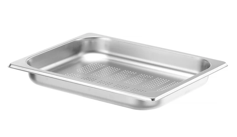 HENDI Behälter GN 1 / 2 perforiert – Profi Line – GN 1 / 2 – 2 l – (H)40 mm