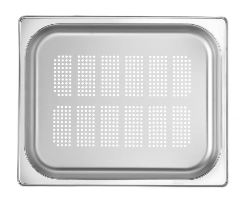 HENDI Behälter GN 1 / 2 perforiert – Profi Line – GN 1 / 2 – 2 l – (H)40 mm