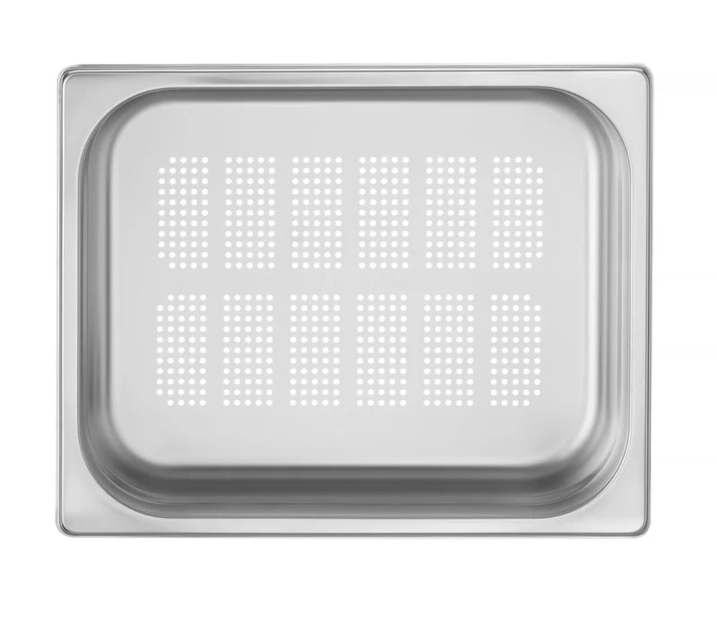 HENDI Behälter GN 1 / 2 perforiert – Profi Line – GN 1 / 2 – 4 l – (H)65 mm