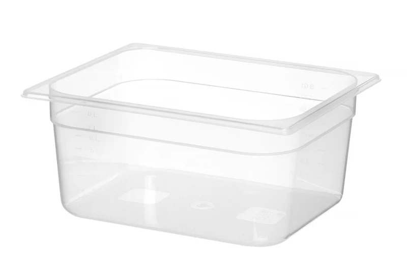 HENDI Gastronorm-Behälter 1 / 2 – Profi Line – GN 1 / 2 – 8 l – Transparent – 325 × 265 × 150 mm