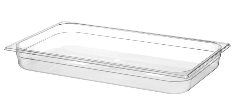 HENDI Gastronorm-Behälter 1 / 1 – Profi Line – GN 1 / 1 – 9 l – Transparent – 530 × 325 × 65 mm