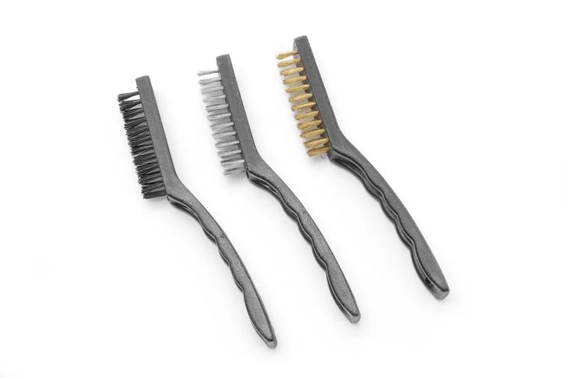 HENDI Drahtbürsten-Set – schmal - 3 Stk – 3 Stk – 230 mm