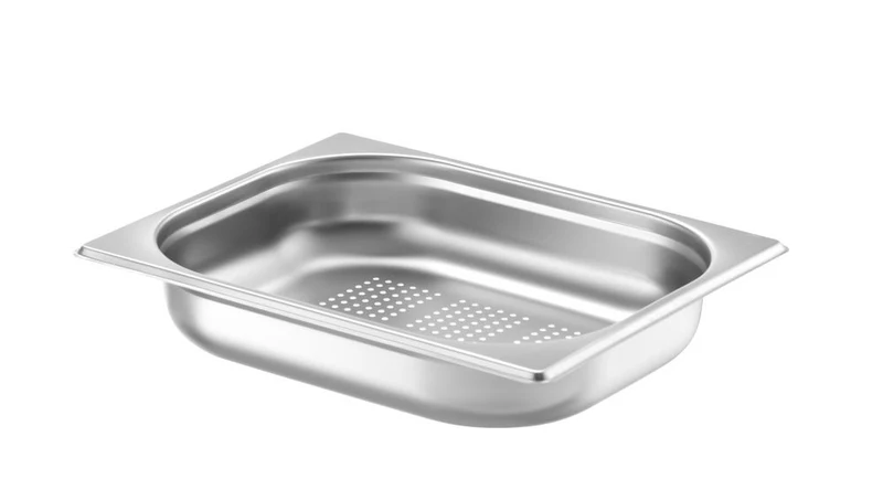 HENDI Behälter GN 1 / 2 perforiert – Kitchen Line – GN 1 / 2 – 4 l – (H)65 mm