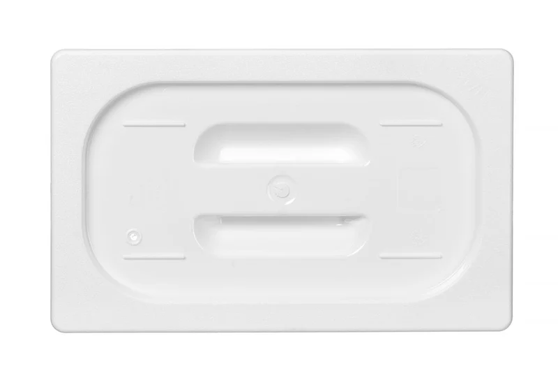 HENDI Gastronorm Deckel – GN 1 / 4 – Weiß – 265 × 162 mm