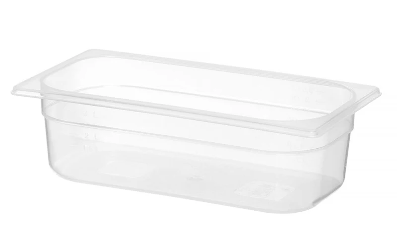 HENDI Gastronorm-Behälter 1 / 3 – Profi Line – GN 1 / 3 – 3,5 l – Transparent – 325 × 176 × 100 mm