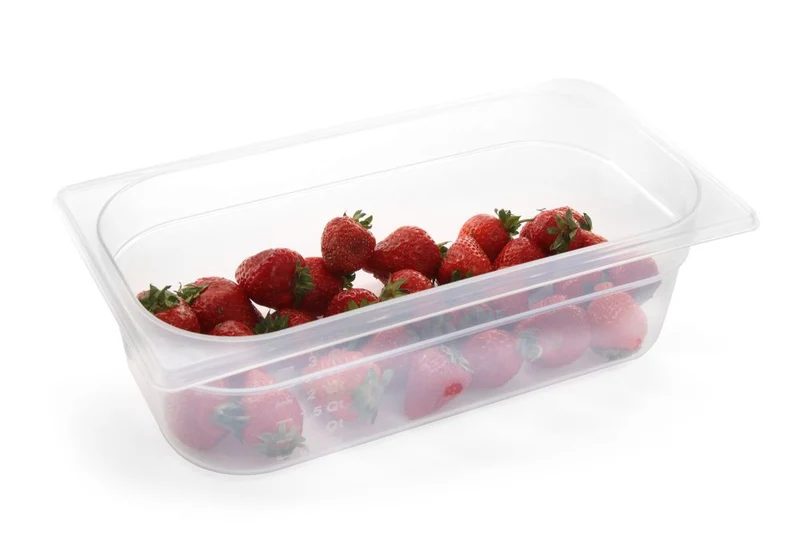 HENDI Gastronorm-Behälter 1 / 3 – Profi Line – GN 1 / 3 – 3,5 l – Transparent – 325 × 176 × 100 mm