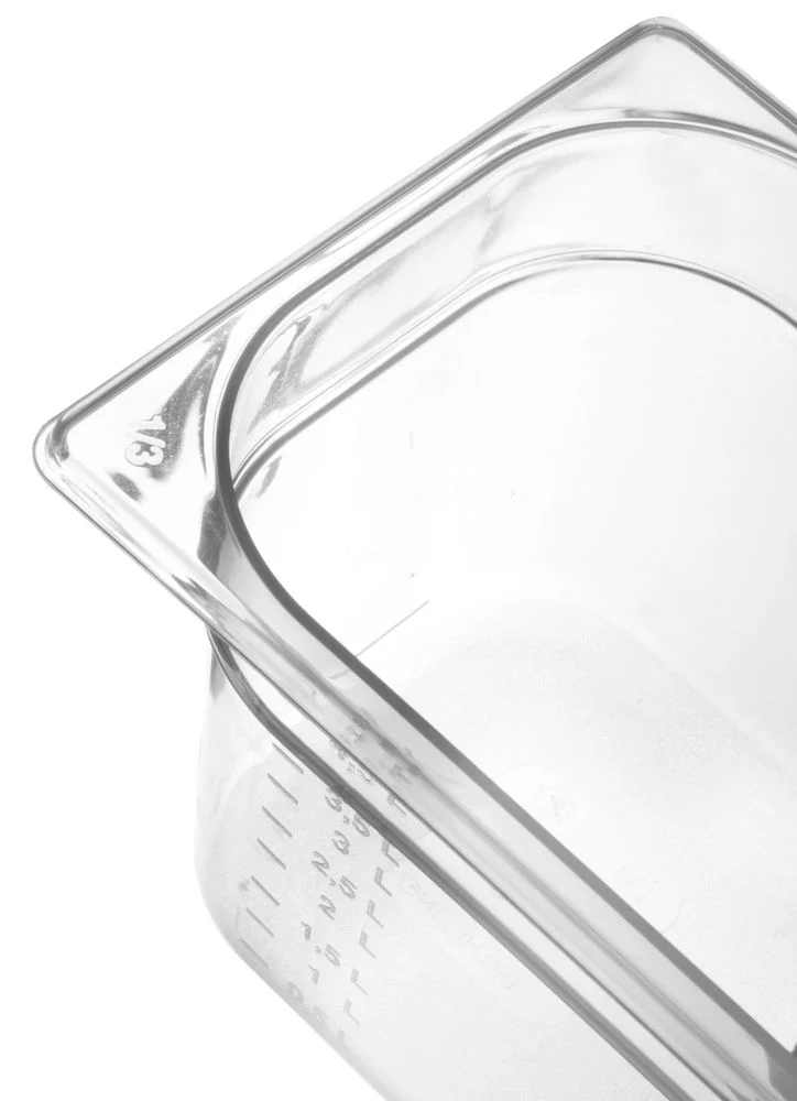 HENDI Gastronorm-Behälter 1 / 3 – Profi Line – GN 1 / 3 – 5 l – Transparent – 325 × 176 × 150 mm