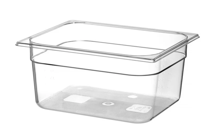 HENDI Gastronorm-Behälter 1 / 2 – Profi Line – GN 1 / 2 – 9,5 l – Transparent – 325 × 265 × 150 mm