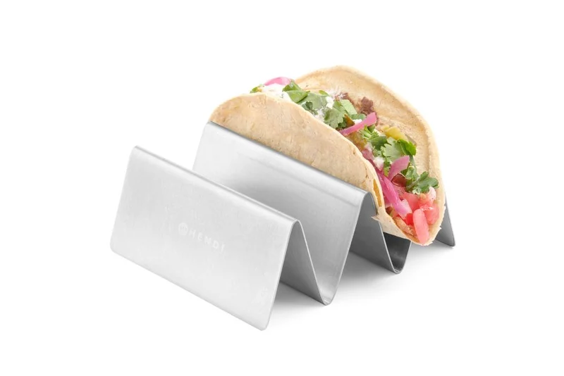 HENDI Taco-Halter – 2 Fächer – 135 × 115 × 50 mm