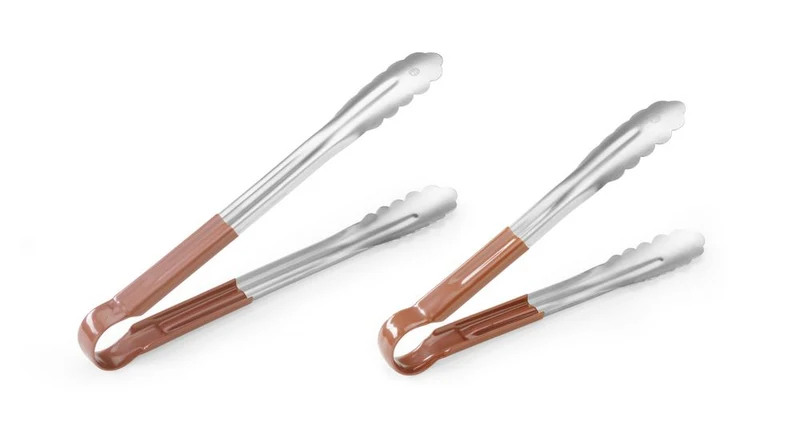 HENDI Servierzange HACCP 250 mm – Braun – 250 mm
