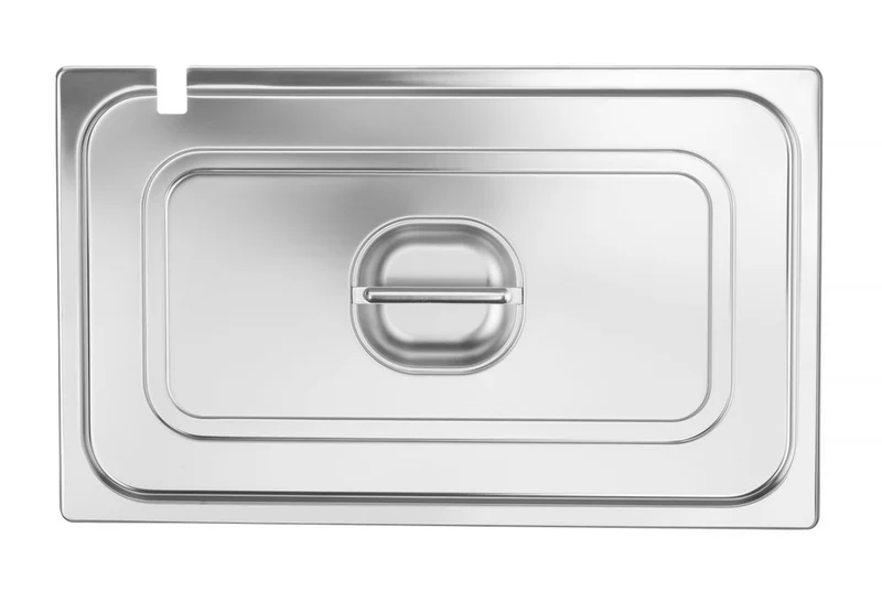 HENDI Gastronorm-Deckel mit Löffelaussparung – Profi Line – GN 1 / 1 – 530 × 325 mm