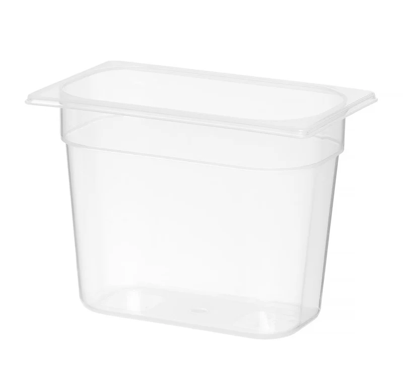 HENDI Gastronorm-Behälter 1 / 4 – Profi Line – GN 1 / 4 – 4,5 l – Transparent – 265 × 162 × 200 mm