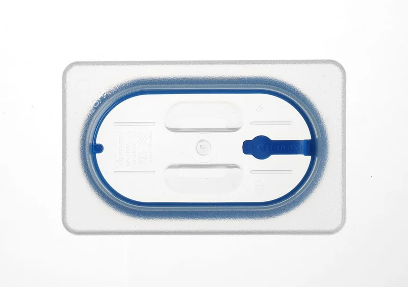 HENDI Gastronorm Deckel – luftdicht verschließbar – GN 1 / 9 – Transparent – 176 × 108 mm