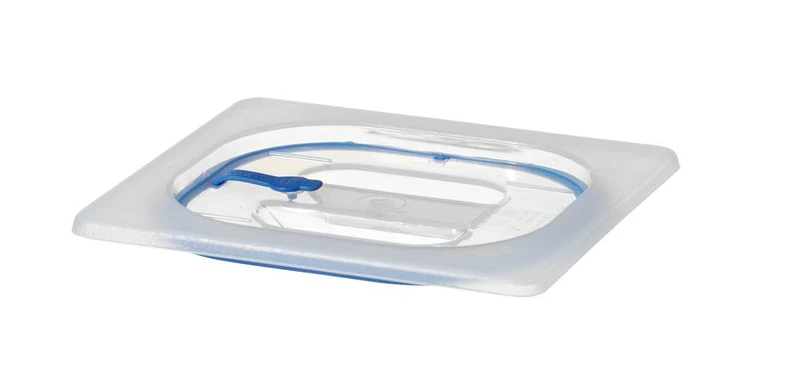 HENDI Gastronorm Deckel – luftdicht verschließbar – GN 1 / 6 – Transparent – 176 × 162 mm