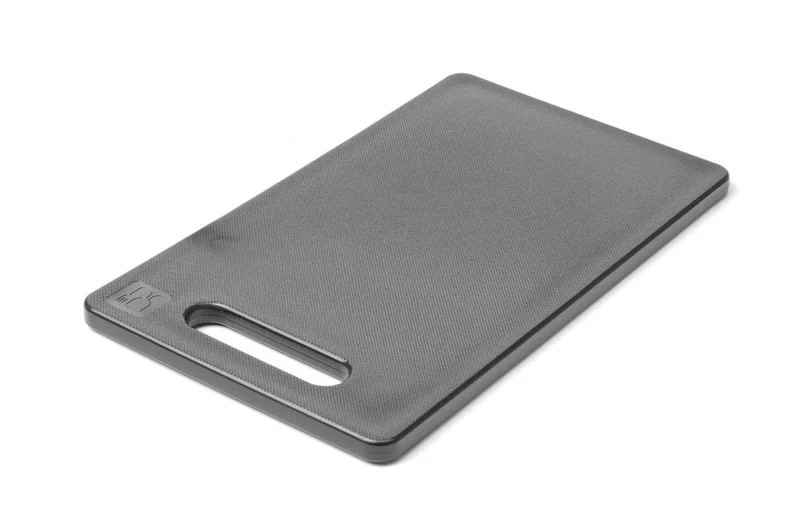 HENDI Schneidbrett mit Griff – Schwarz – 250 × 150 mm – Rechteckig
