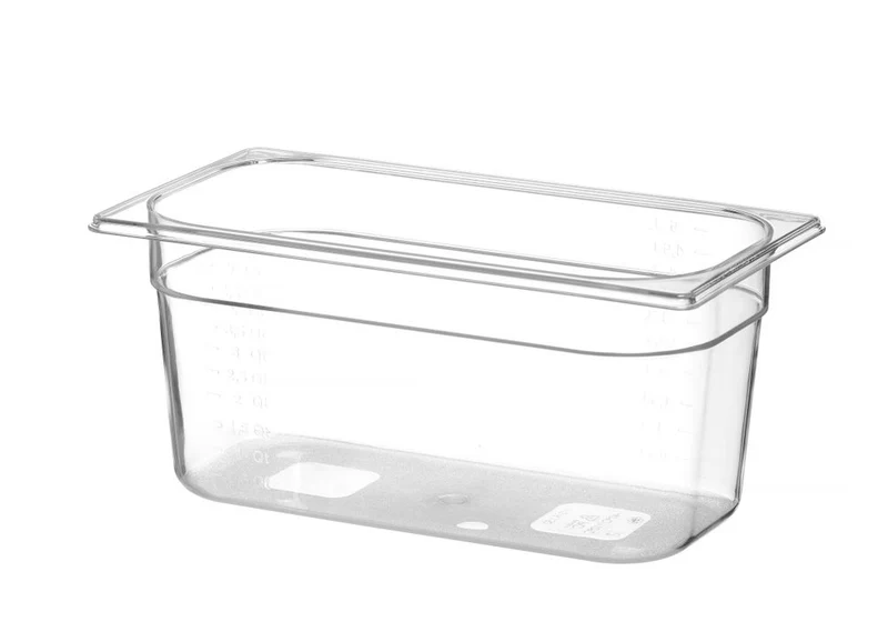 HENDI Gastronorm-Behälter 1 / 3 – Profi Line – GN 1 / 3 – 5,7 l – Transparent – 325 × 176 × 150 mm