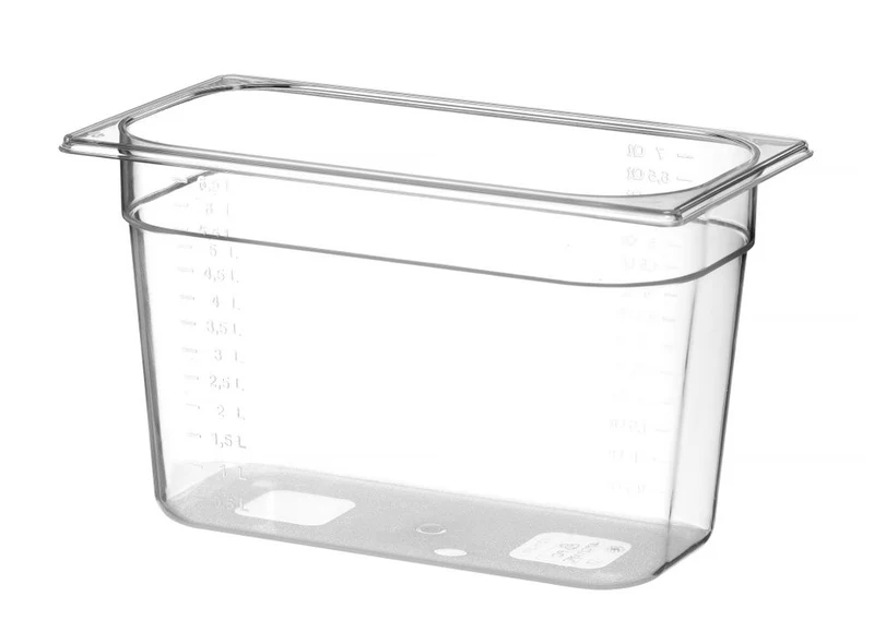 HENDI Gastronorm-Behälter 1 / 3 – Profi Line – GN 1 / 3 – 7,8 l – Transparent – 325 × 176 × 200 mm