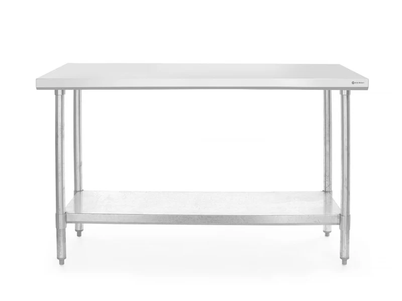 HENDI Zentraler Arbeitstisch – Budget Line – 1400 × 600 × 850 mm