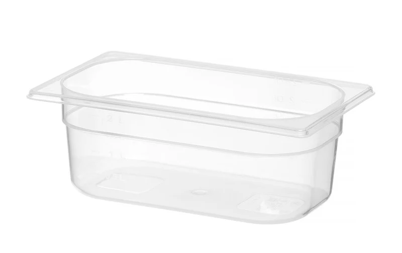 HENDI Gastronorm-Behälter 1 / 4 – Profi Line – GN 1 / 4 – 2 l – Transparent – 265 × 162 × 100 mm