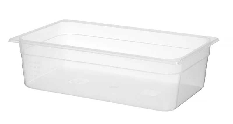 HENDI Gastronorm-Behälter 1 / 1 – Profi Line – GN 1 / 1 – 18 l – Transparent – 530 × 325 × 150 mm