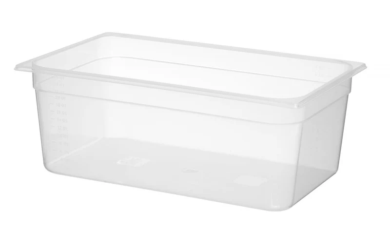 HENDI Gastronorm-Behälter 1 / 1 – Profi Line – GN 1 / 1 – 24 l – Transparent – 530 × 325 × 200 mm