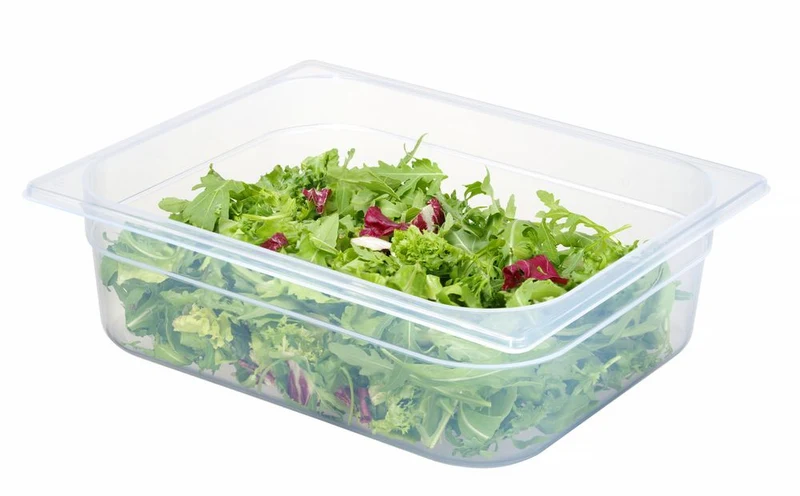 HENDI Gastronorm-Behälter 1 / 2 – Profi Line – GN 1 / 2 – 5 l – Transparent – 325 × 265 × 100 mm