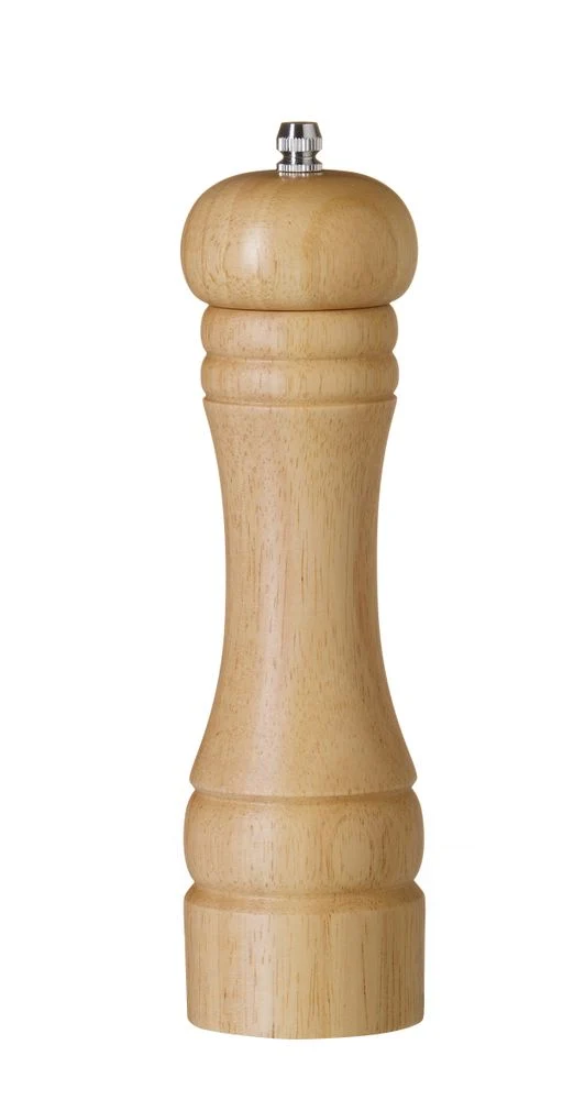 HENDI Salzmühle aus Holz – Holz hell – Ø 57 × H 215 mm