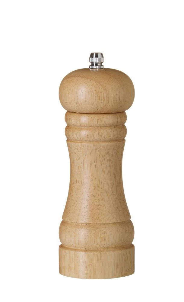 HENDI Salzmühle aus Holz – Holz hell – Ø 57 × H 165 mm