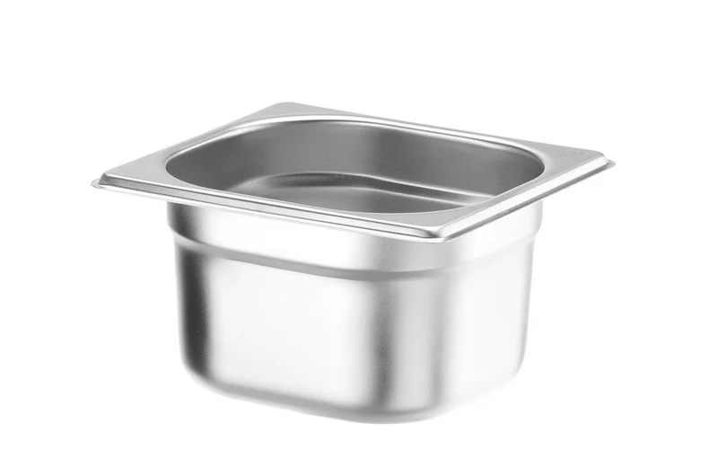 HENDI Gastronorm-Behälter 1 / 6 – Budget Line – GN 1 / 6 – 1,6 l – 176 × 162 × 100 mm