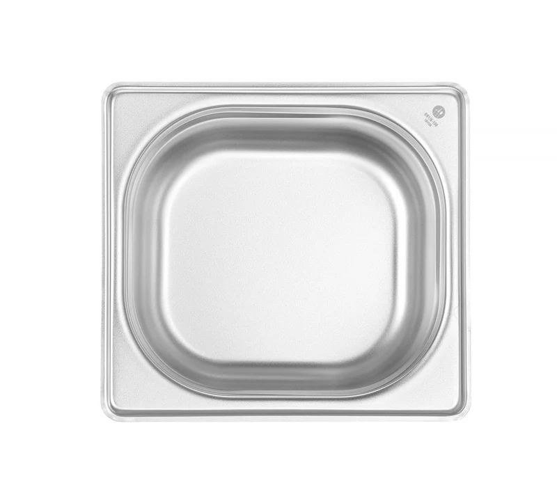 HENDI Gastronorm-Behälter 1 / 6 – Budget Line – GN 1 / 6 – 1,6 l – 176 × 162 × 100 mm
