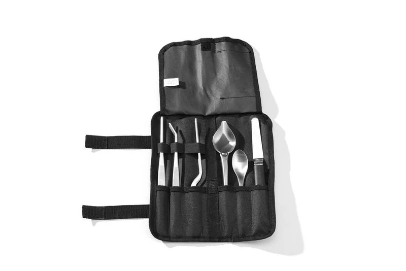 HENDI Anrichteset – 6 Stück – satiniert – 255 × 25 × 100 mm