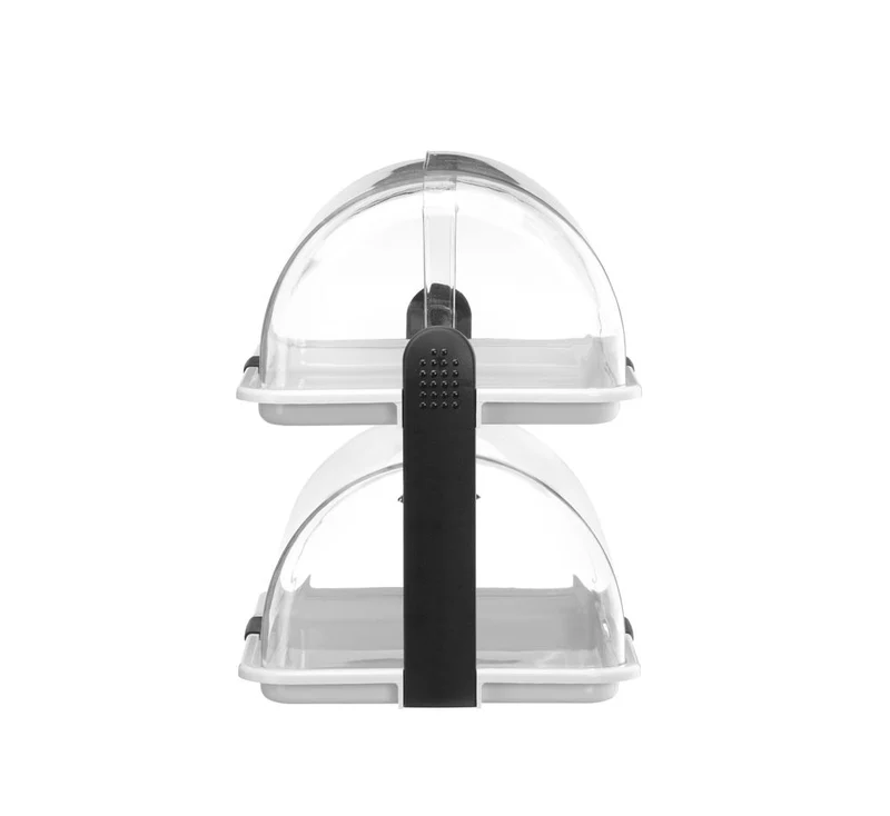 HENDI Rolltop-Display – Weiß – 380 × 260 × 355 mm – Rechteckig