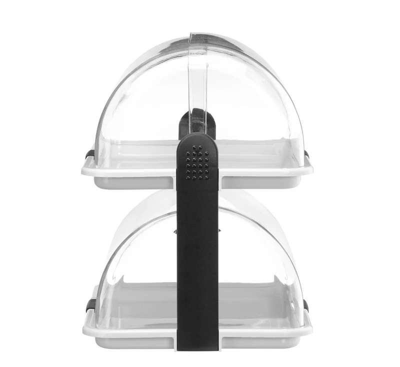 HENDI Rolltop-Display – Weiß – 475 × 325 × 415 mm – Rechteckig