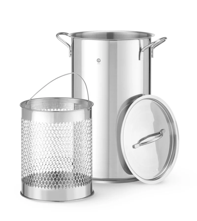 HENDI Spargel- und Nudeltopf XL – 5,5 l – Ø 162 × H 280 mm