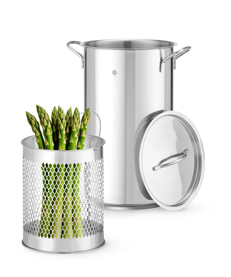 HENDI Spargel- und Nudeltopf XL – 5,5 l – Ø 162 × H 280 mm