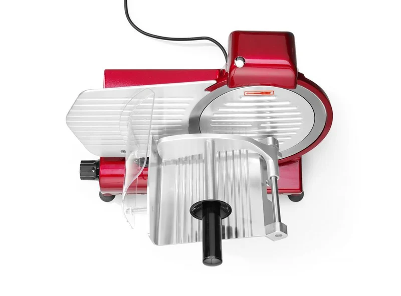 HENDI Aufschnittmaschine Profi Line 250 rote Sonderedition – Profi Line – 230 V / 320 W – 514 × 484 × 373 mm