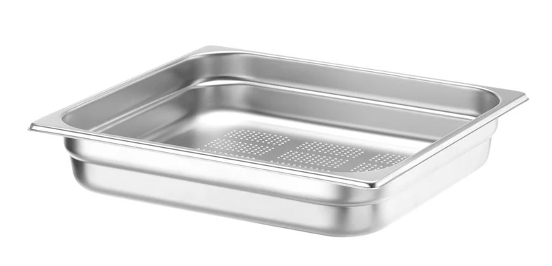 HENDI Behälter GN 2 / 3 perforiert – Profi Line – GN 2 / 3 – 5,5 l – (H)65 mm