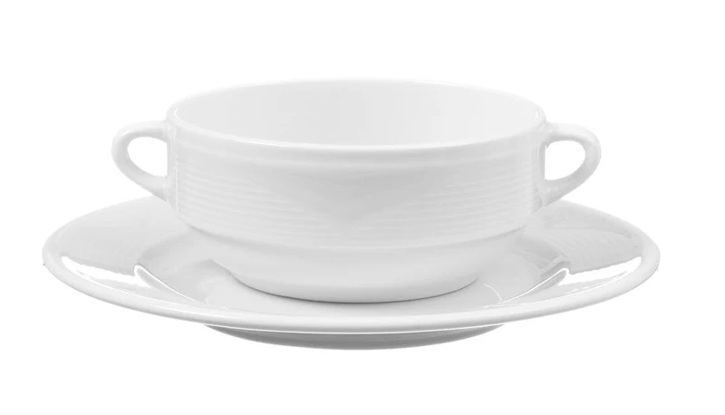 HENDI Untertasse für Suppenschale – Ø 190 mm – 12 Stück