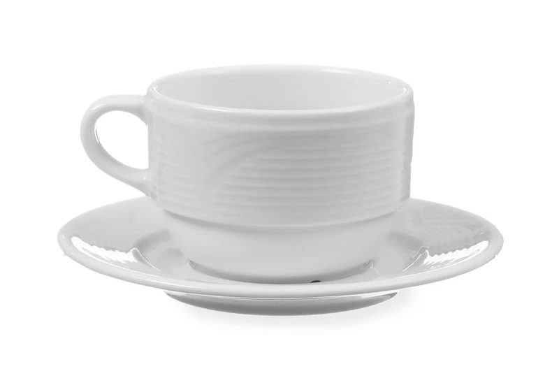 HENDI Untertasse für Kaffee- und Cappuccino-Tasse – Ø 150 mm – 12 Stück